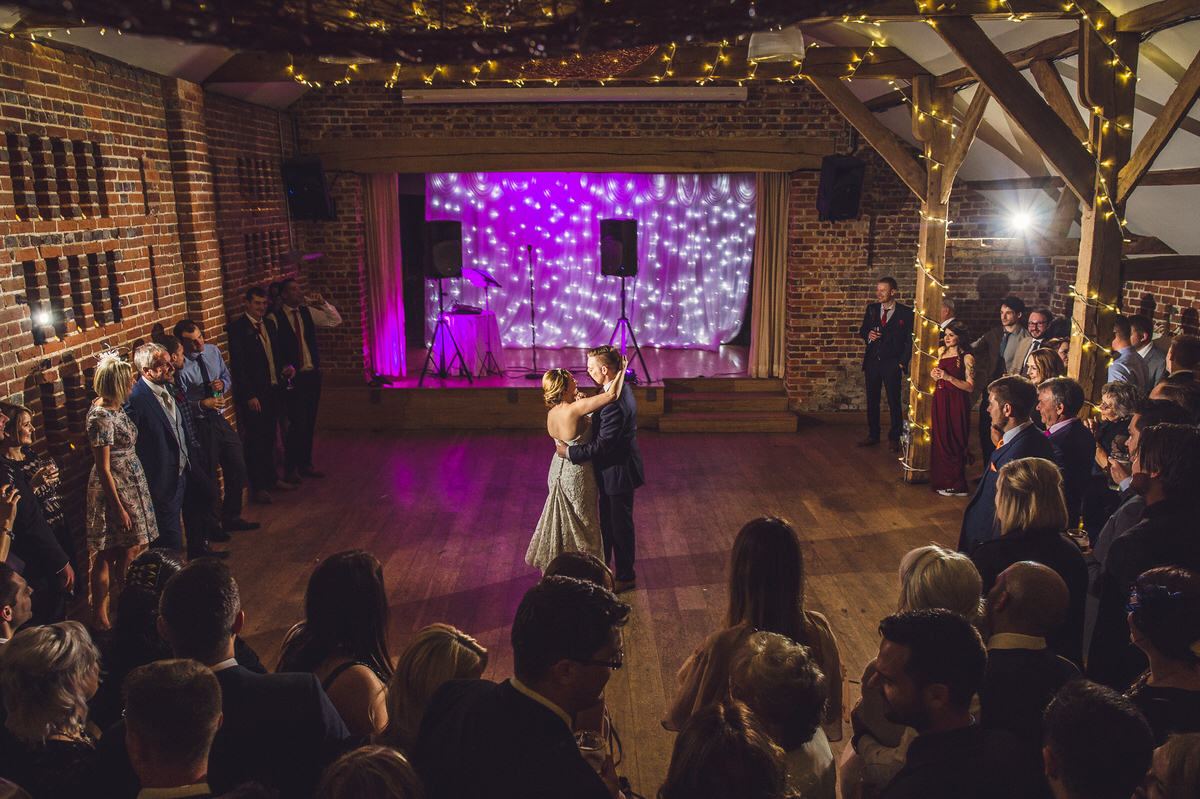 first dance at the barn