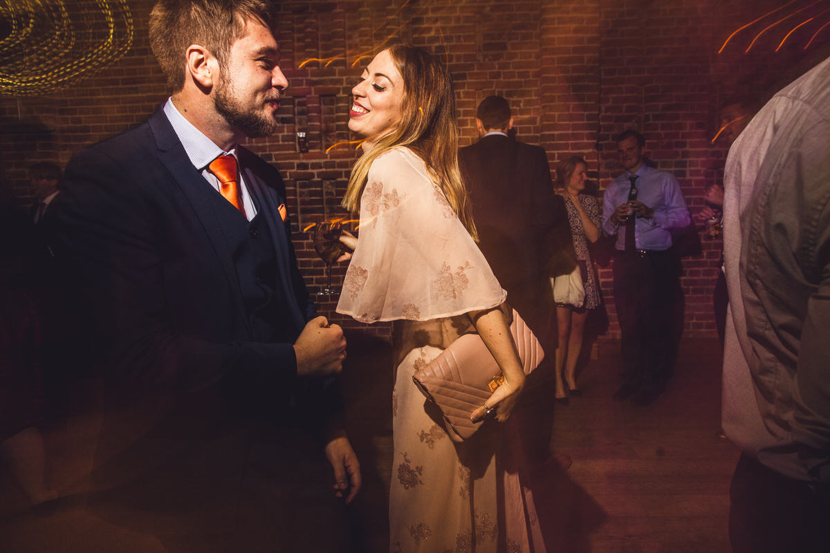 dancing and having fun