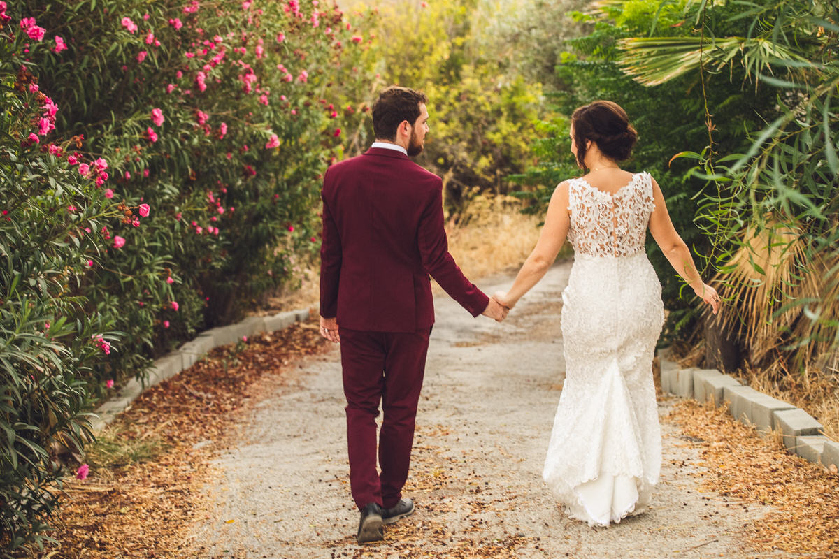 lace dress red suit pathway