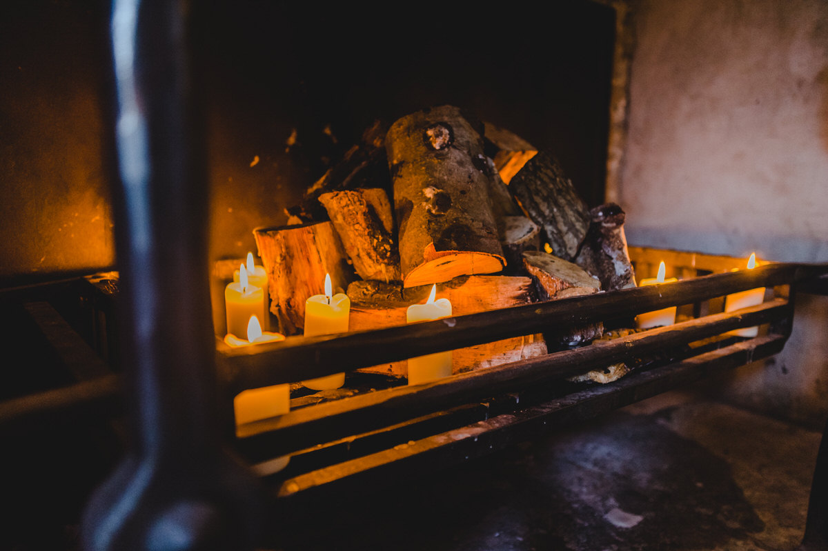 cozy fire light