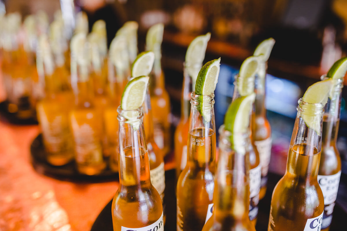 Corona lager and lime