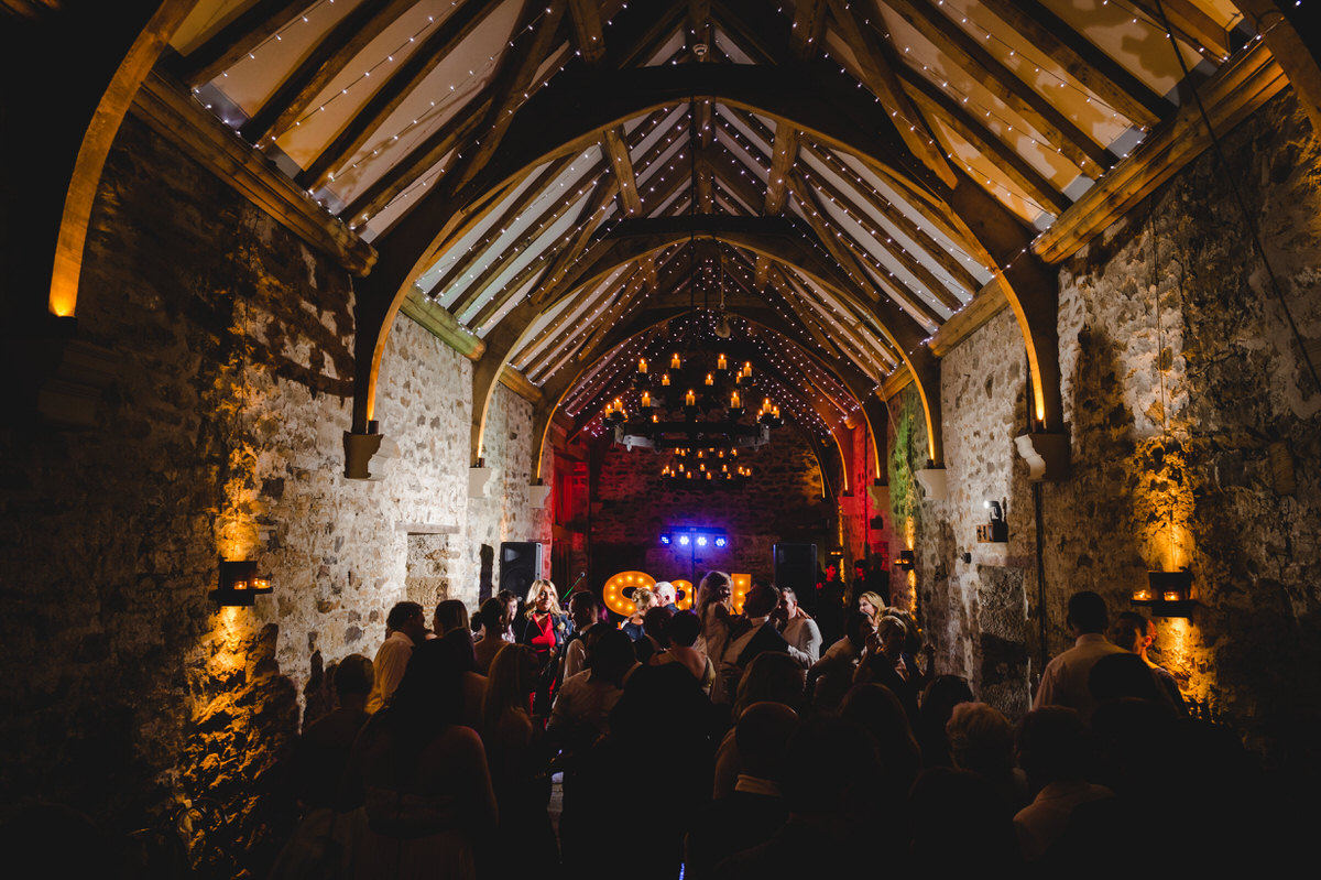 Healey barn in Northumberland in full swing
